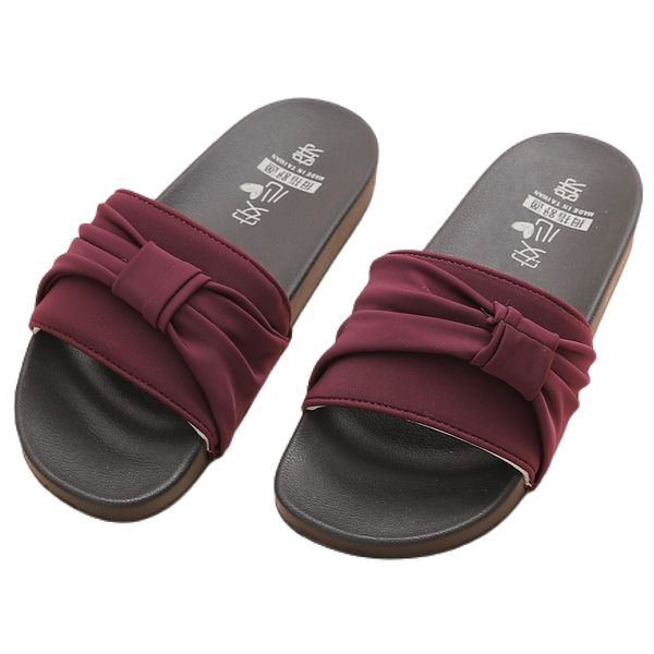 Vero&Nique Bunion Slippers, Made in Taiwan, red, (wine red)