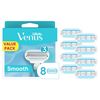 Gillette Venus Smooth Womens Razor Blade Refills, 8 Count, Lubracated to Protect the Skin from Irritation, Basic, 8 Count (Pack of 1)