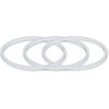 3-Pack Hydro Gaskets Seals Replacement for Hydro Flask Wide Mouth Flip Lid Cap