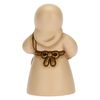 THUN - Nativity Scene 2022 - Nativity Figure for Women with Ceramic Cheese, Hand-Decorated, Beige Dress - Classic Line - 5 x 5 x 8 cm H