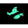 Ghostbusters Black Glow in The Dark Cosplay PVC Airsoft Paintball Patch