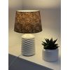 Leopard Print Cotton Tapered Empire Lampshade