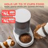 WiFi Automatic Cat Feeder 4L – Rechargeable, App Controlled, Timed Feed