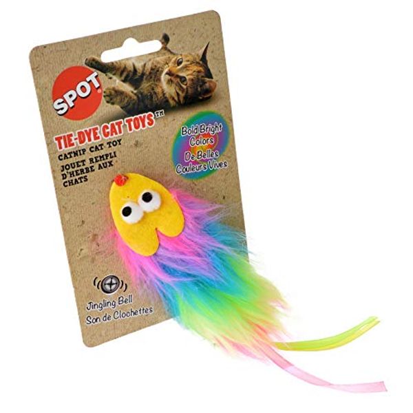 Tie Dye Plush Cat Toy