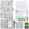Budget Binder, 33pcs Savings Binder - Money Saving Wallet (Grey)