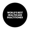 World's Best Healthcare Practitioner - Funny PopSockets Swappable PopGrip