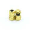 RACOFSB 24 Pcs Fingerboard Locknuts Professional Self Lock Nuts with Nylons Insert (Gold)