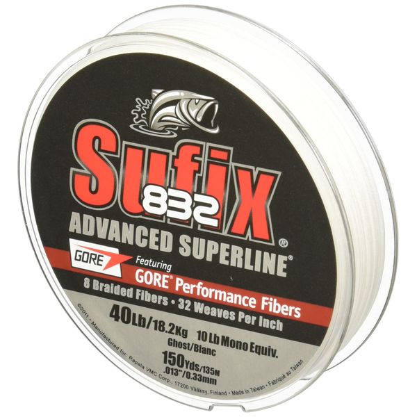 Sufix 832 Braid 6 lb Ghost 150 yards