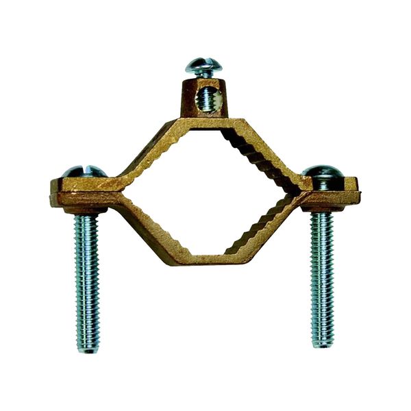 Sigma Engineered Solutions ProConnex 41311 Ground Clamp, 1-Pack, 1-1/4 to 2-Inch, Bronze