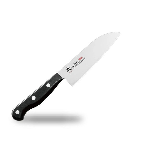 Shimomura Industry Murato Sharp Small Santoku Knife, 5.7 inches (145 mm), AUS-10 Three-Layer Steel, Dishwasher Safe, MSP-103, Made in Niigata, Tsubamesanjo