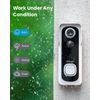 ieGeek Wireless Video Doorbell with Chime, Doorbell with Camera ,2-Way Audio,UK