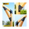 4pc 45°-Degree Angle Support Bracket, 4x4 (Actual 3.5''x3.5'') Angle Bracke