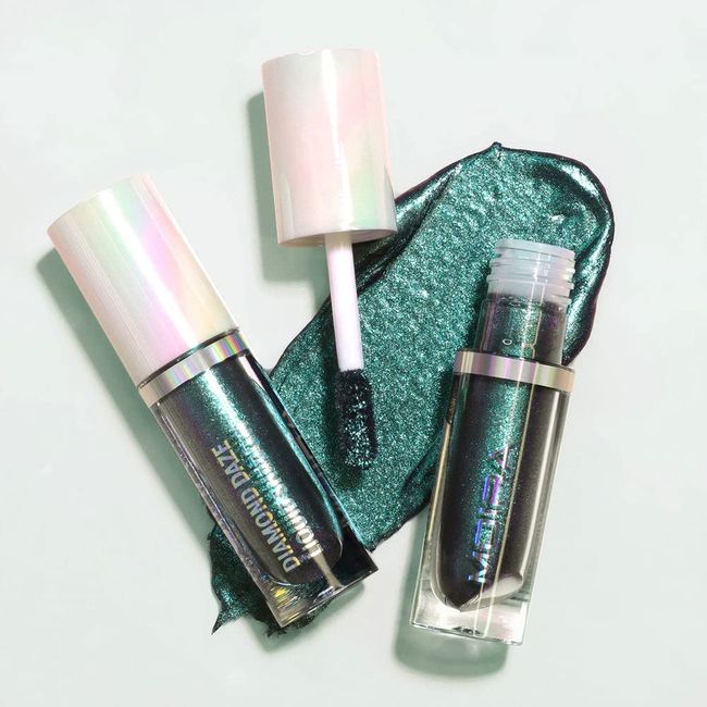 Eye Shadow Diamond Daze Liquid Eyeshadow Eye Makeup (009, Green Paradise)