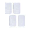 4Pcs Clear Silicone False Eyelash Holder Pads for Eyelash Extensions Tools 3.54'' x 2''