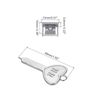 sourcing map 15 Port Blocker Locking USB Port/Dust PC Blocker with Coded Key,Gray