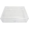 Small Clear Plastic Box, Rigid Hinged Polystyrene - 4 5⁄8 x 3 1⁄2 x 1 1⁄4"