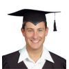 Black Felt Mortar Board Hat