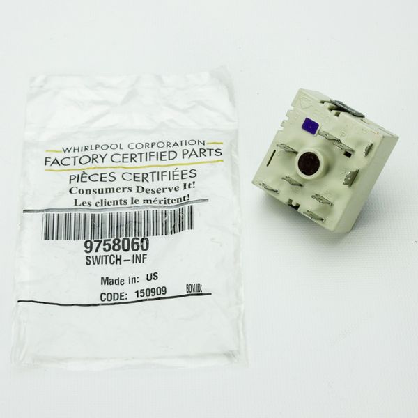 Whirlpool 9758060 Infinite Switch for Stove