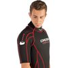 Cressi Tortuga 2.5mm Man, Black/Red, XL