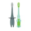 Dr. Talbot's Toddler Training Toothbrush, 2 Pack, Elephant & Alligator