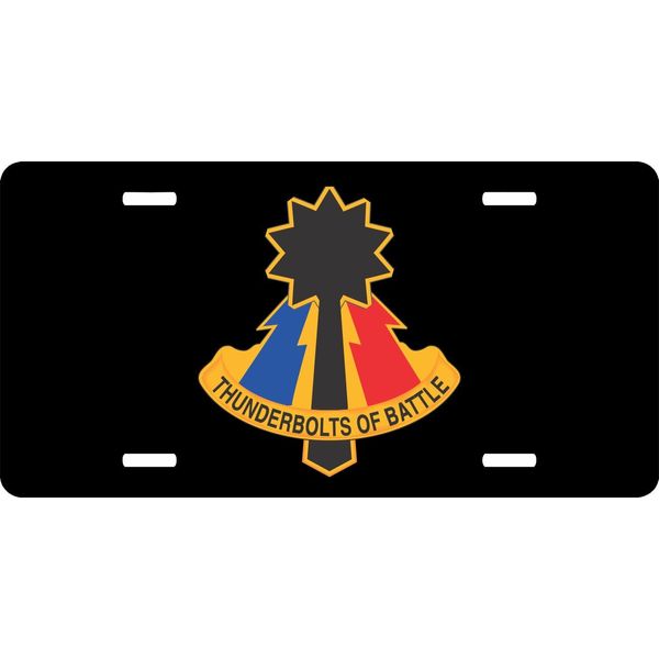 194th Armor Brigade Unit Crest License Plate