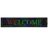 40"X8" LED Scrolling Sign Programble Digital Advertising 7-Color Display Board