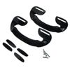 Ufixt Fits 2 X Universal Black Plastic Fridge Freezer Door Grab Handle