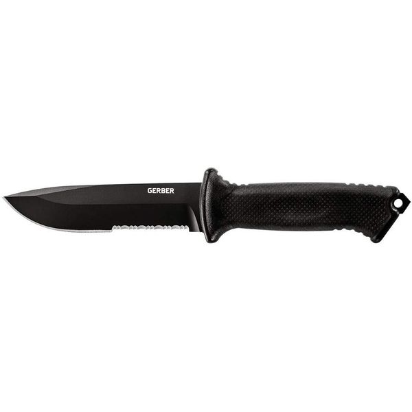 GERBER Prodigy Survival Knife, Serrated Edge, Black [22-41121]