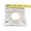 BBMTA Replacement Trailer Axle Brake Backing Plate Mount Flange 1.64" for 2000# Axle, 4 Hole Bolt Square Bracket（2pack）