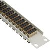 Delock 10 Inch LWL Patch Panel 12 Port SC Duplex Beige 1 HE Grey