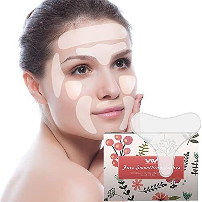 Face Wrinkle Patches , 256 Facial Anti Wrinkle Patches for Smoothing Eye, Mouth