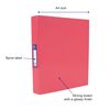 Oxford Premium A4 Ring Binder, Pink Single Folder, 25mm