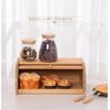 ChoyClit Bread Box, Bamboo Storage Box, Bread Storage, Large Capacity, Kitchen Counter, Bread Box, Storage Box, Kitchen Storage, Organizer, Condiment Storage, Bread Box Storage, Bread Box Storage