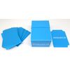 docsmagic.de Deck Box Full + 60 Double Mat Light Blue Sleeves Small Size - YGO