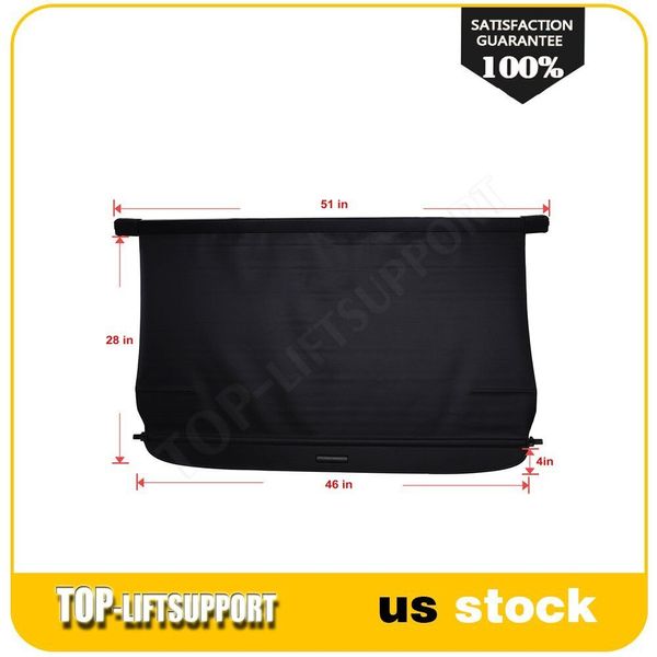 Rear Cargo Security Trunk Cover Retractable For 2007-2017 Jeep Compass Patriot