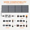 MHPOWOS 220 Watt Foldable Monocrystalline Solar Panel Charging for Powerstation