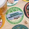 Celtic Beer Mats x9