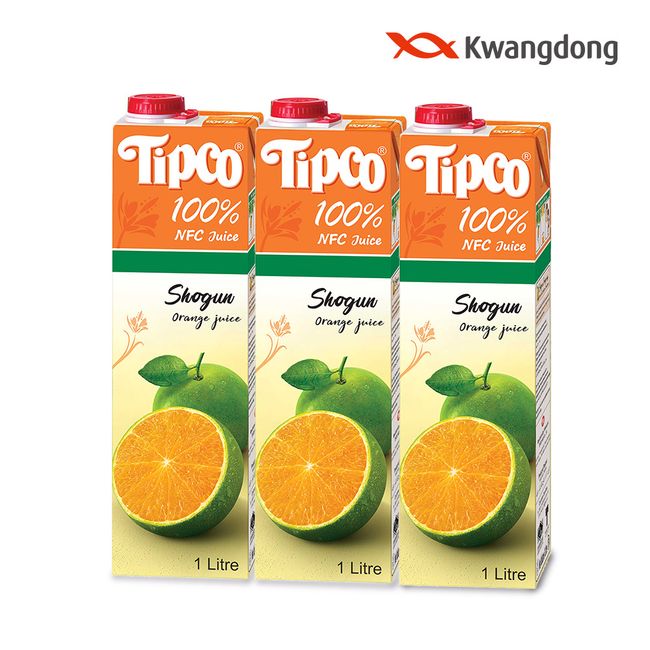 (Directly managed in Guangdong) TIPCO Shogun Orange 1L 3 packs