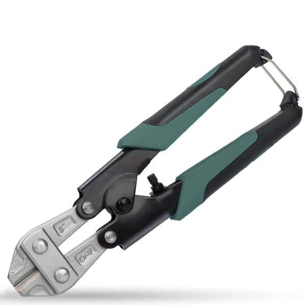 Wire Cutter Mini Bolt Cutter 8 Inch Steel Bolts Cutter Steel Bar Clamps Pliers Hand Tools Cable Cutters Wire Stripping Crimping Tools Cutting Multi Tool