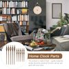 5 Sets Wooden Diy Clock Hands Kit, Replacement Clock Pointer for Cross Stitch, Frameless Wall, Quartz Wall and Craft Projects