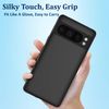 Compatible with Google Pixel 8 Pro Case, Flexible Phone Case Shockproof Protective Cover for Pixel 8 Pro (2023) – Black