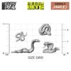 Green Staff World GSWD-12668 Non-Scale 3D Print Set Snake 3D Printer Kit