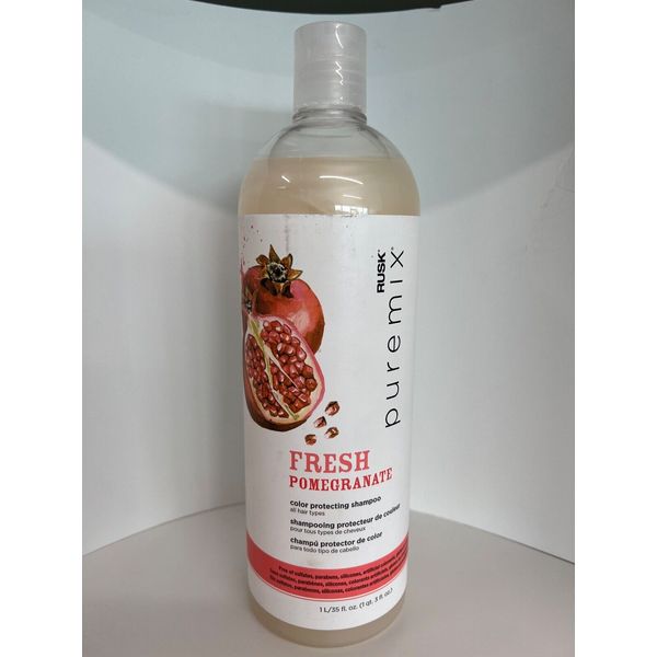 Rusk PureMix Fresh Pomegranate Color Protecting Shampoo 35 oz