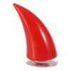 KIMISS Red Devil Horns Motorcycle Helmet Accessory with Sucker, Elastic Design, Rubber Material