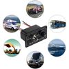 Replacement Switch Panel, 12V 5A Switch Panel, Fuse On/Off Marine Switch Panel, 12V Car Yacht ATV Fuse