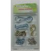 25 Screw Hooks Screw in Hook Eye Assorted Size 2.5" 2" 1.75" 1.25" 1" NEW Pack