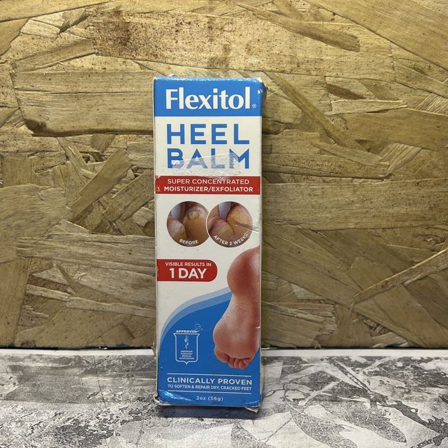 Flexitol HEEL BALM Super Concentrated Moisturizer & Exfoliator 2 oz