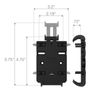 RAM MOUNTS RAMHOLPD3238A Quick Grip Universal Smartphone Holder with Ball