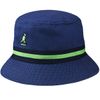 Kangol Stripe Lahinch Bucket Hat, Blue (Navy), Small