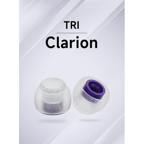 6 PCS/3 Pairs Earbud Tips Yinyoo TRI Clarion Replacement Silicone Ear Buds Tips Earbuds Rubber Tips for 4.00mm-5.50mm Inner Nozzle in Ear Earphones Earbuds Headphones Headset(Purple, 6PCS,3 Pair,M)